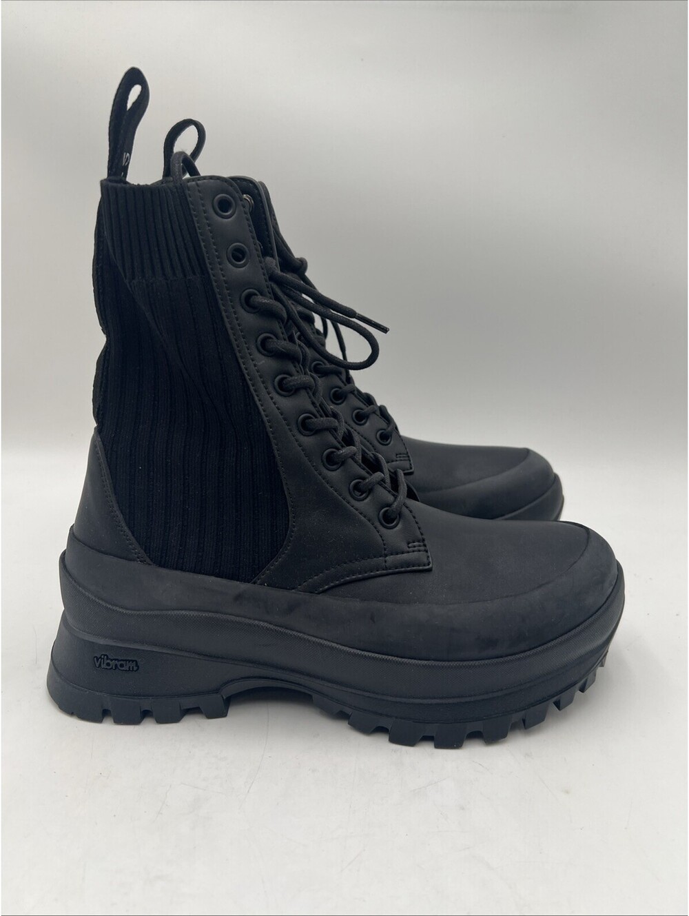 Women’s Stella McCartney Trace lace-up combat boots Size 38